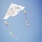 In the Breeze Coloring Delta 30 Inch Kite - Single Line - Ripstop Fabric Kite - Includes Crayons, Kite Line and Bag - Creative Fun for Kids and Adults